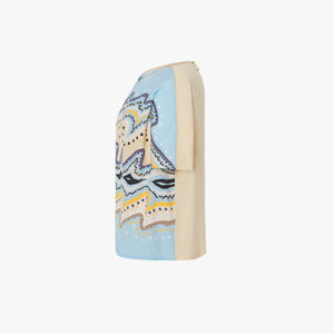 BLUSA DE SEDA ESTAMPADO RIVIERA