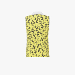 TOP DE SEDA ESTAMPADO LIMONATA AMARILLO