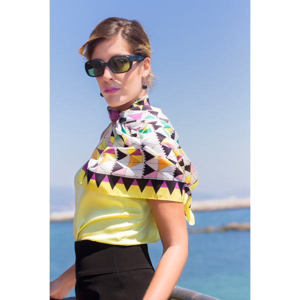 FOULARD 70 GOLDEN MIST