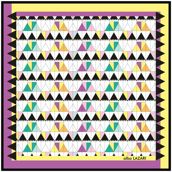 FOULARD 70 GOLDEN MIST