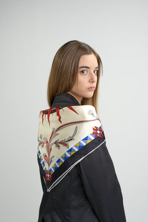 FOULARD 70 SCARLET