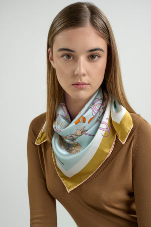 FOULARD 70 BLUE