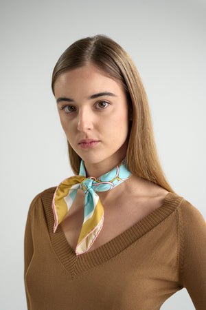 FOULARD 55 TURQUOISE