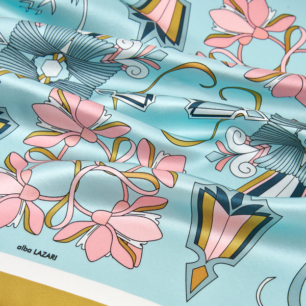 FOULARD 55 TURQUOISE