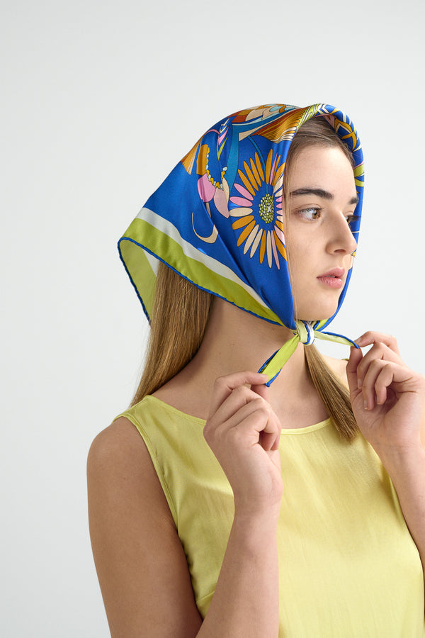 FOULARD 55 SODALITE BLUE