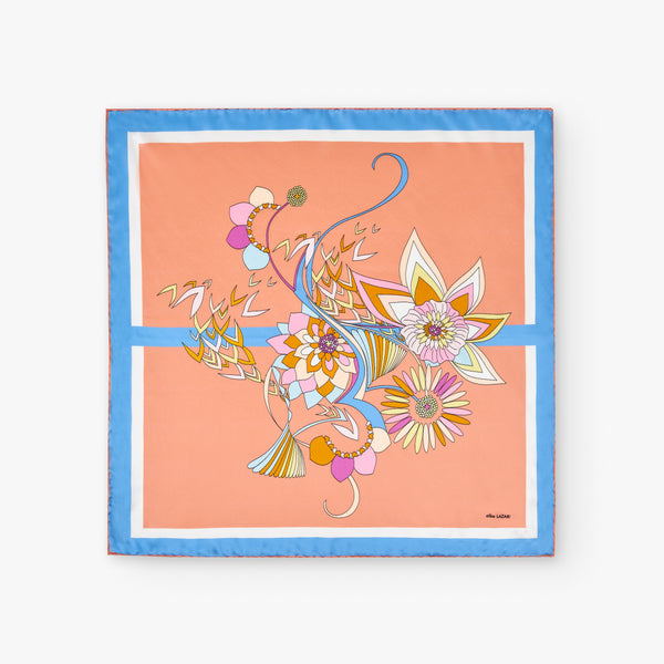 FOULARD 55 PEACH PINK