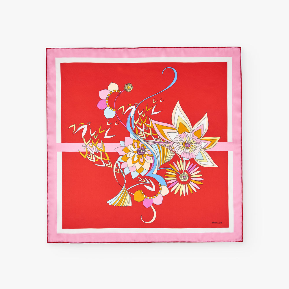 FOULARD 55 HIGH RISK RED