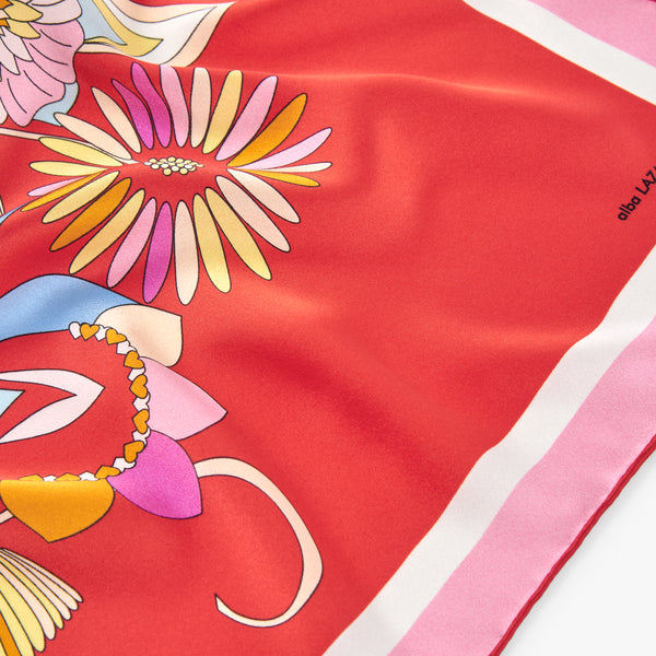 FOULARD 55 HIGH RISK RED