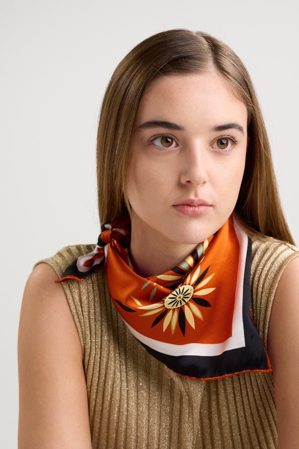FOULARD 55 POPPY