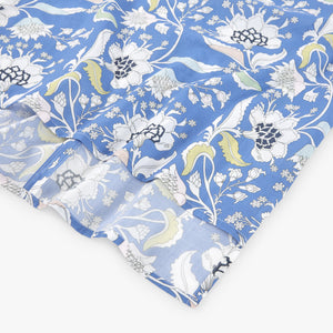 BLUSA BAROQUE OPULENT BLUE EN ALGODÓN