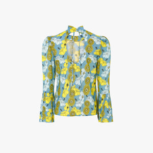 CHANTAL REEF WATERS BLOUSE IN COTTON