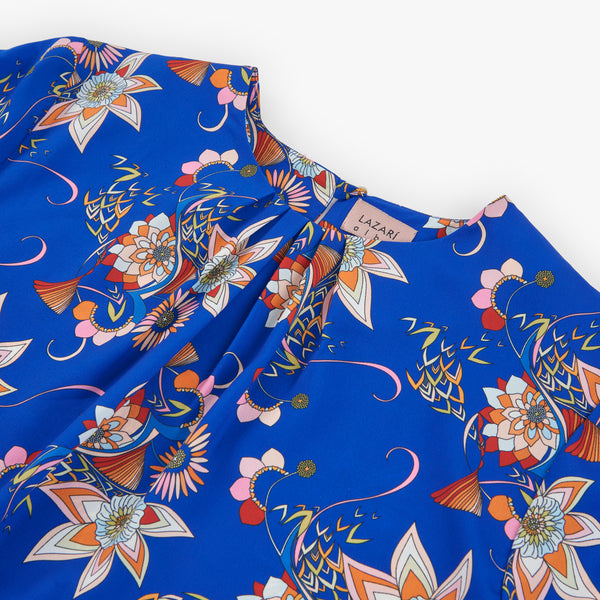 ELOISE SODALITE BLUE BLOUSE