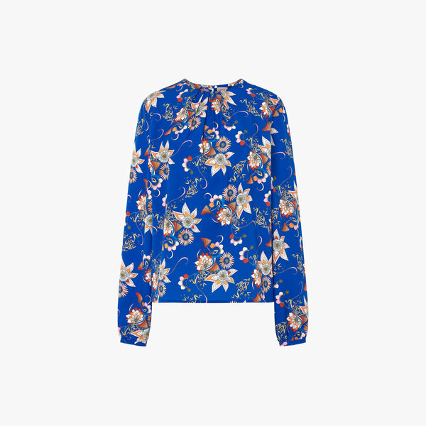 ELOISE SODALITE BLUE BLOUSE