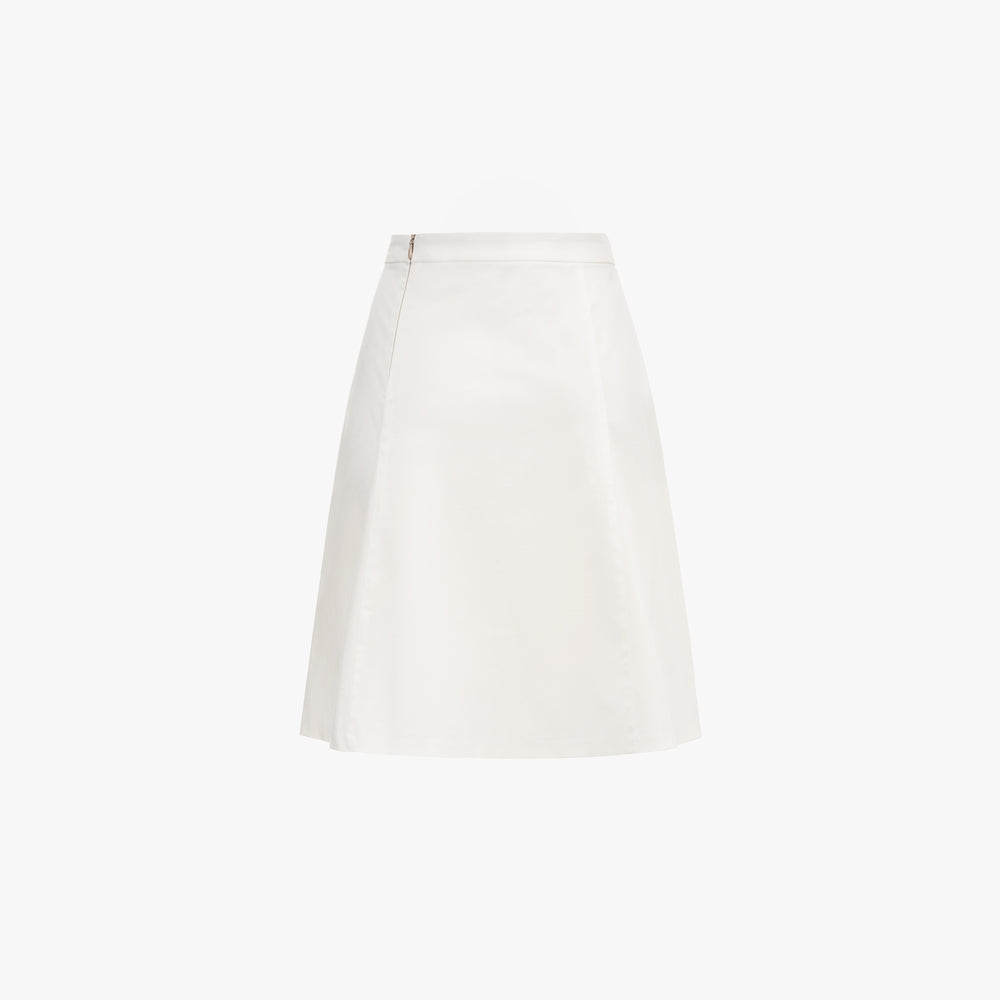 Falda Stella White · Aplicaciones Bordadas