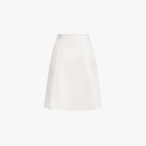 Stella White Skirt · Embroidered Appliqués