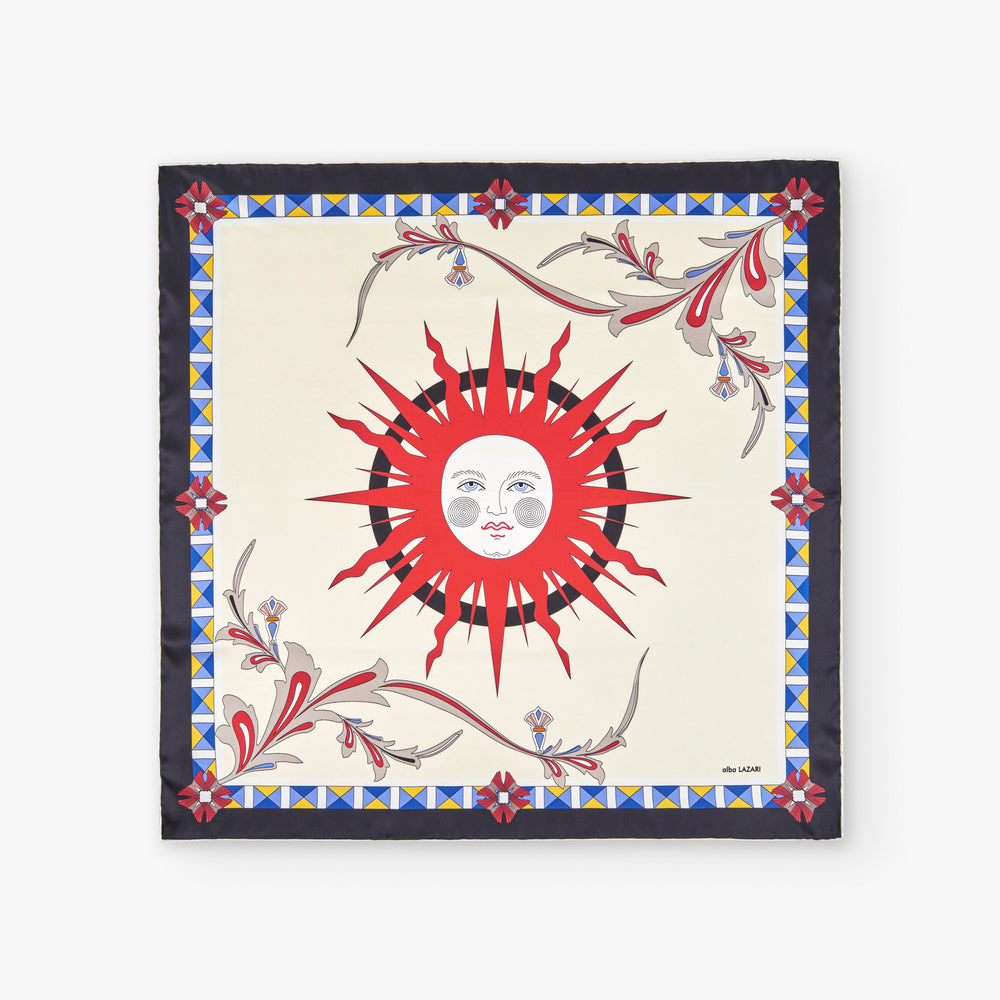 SCARLET 70 SILK FOULARD