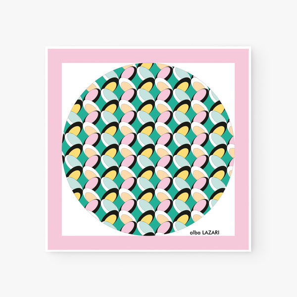 FOULARD SERPENTINE 90 EN SEDA