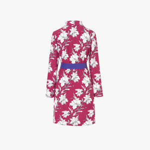 Vestido Lily · Estampado Burgundy
