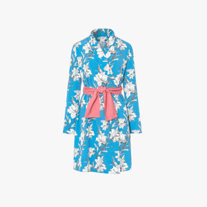 Vestido Lily · Estampado Azul Botánico
