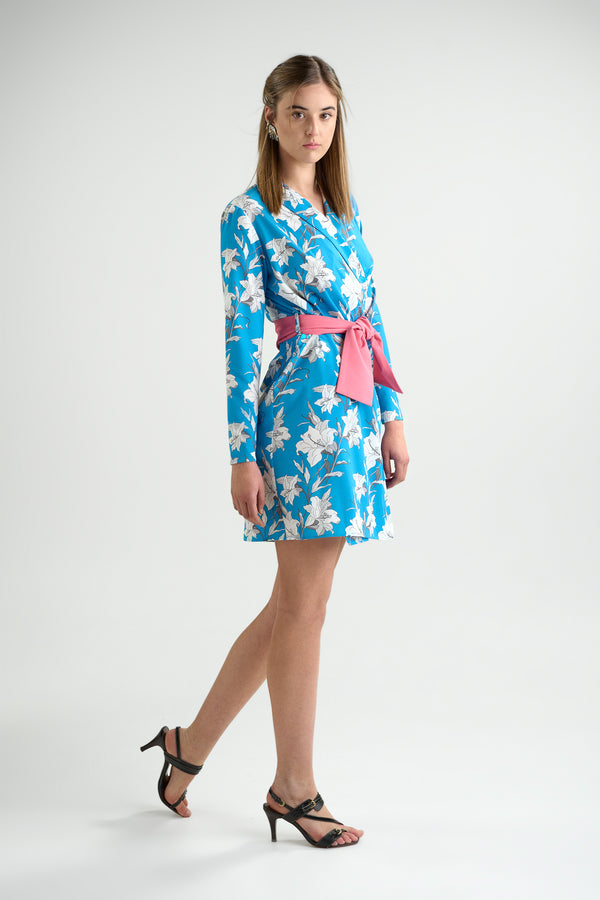 Lily Blue · Wrap Dress