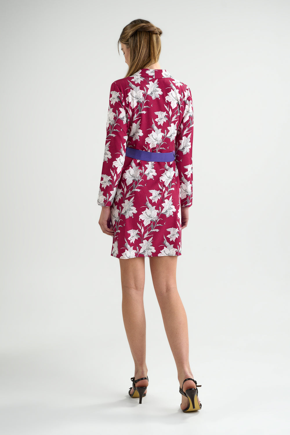 Lily Burgundy · Wrap Dress