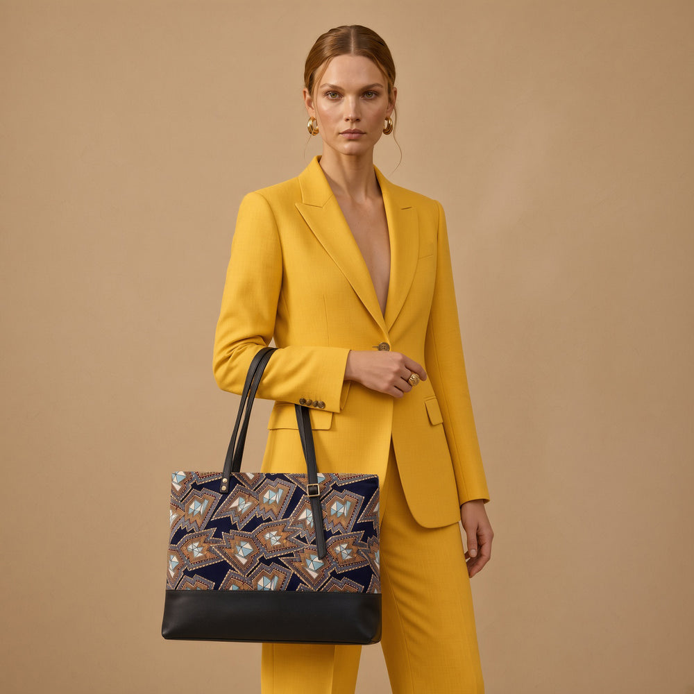 Prism Navy · Signature Tote