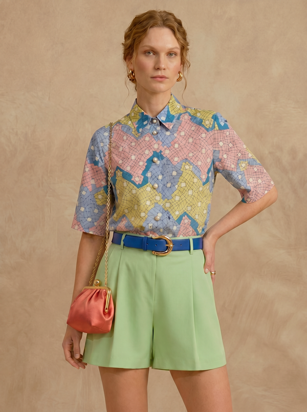 Balcone Alghe · Shorts de Algodón