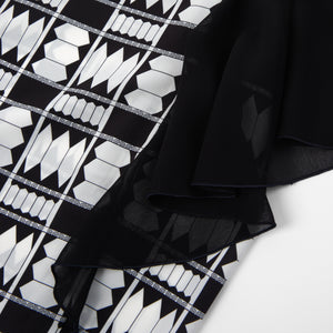 Golden Mist Top · Checks Print