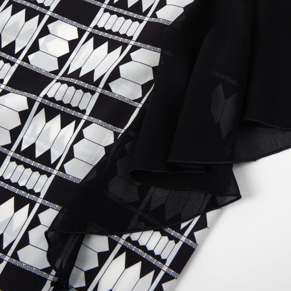 Golden Mist Top · Checks Print