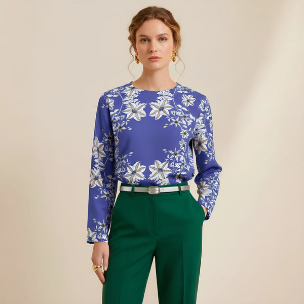 Aster Purple · Blusa Baroque