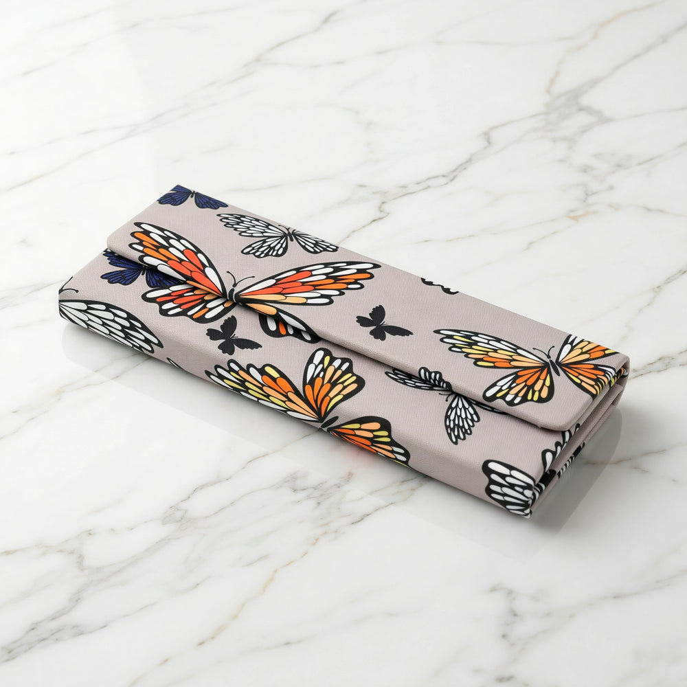 Butterfly Grey · Eyewear Case