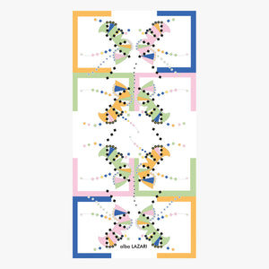 BUTTERFLY LOGO 92 SILK STOLE
