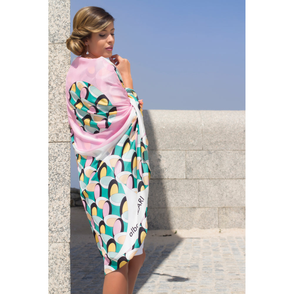 SERPENTINE 132 SILK STOLE