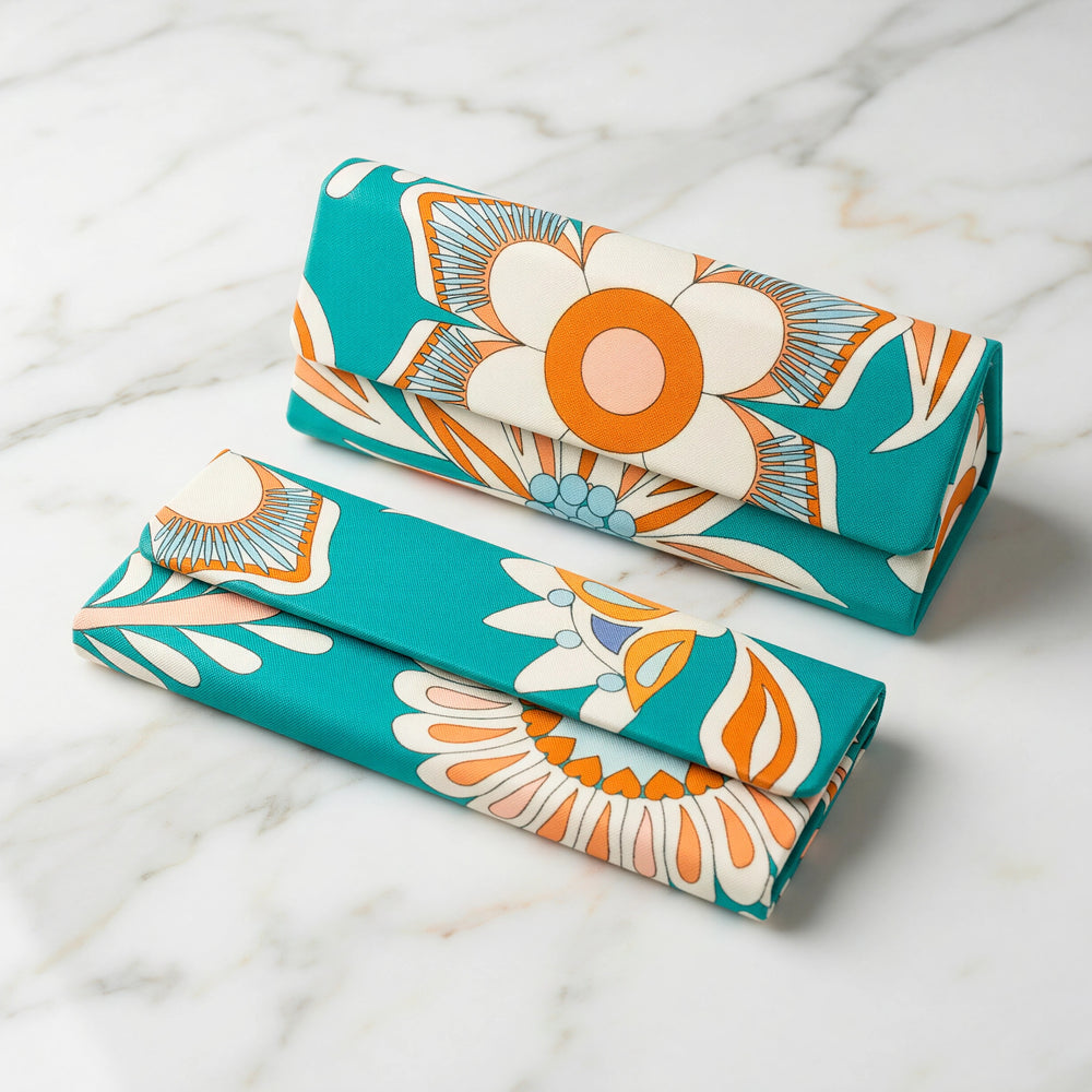 MARGAUX GREEN EYEWEAR CASE