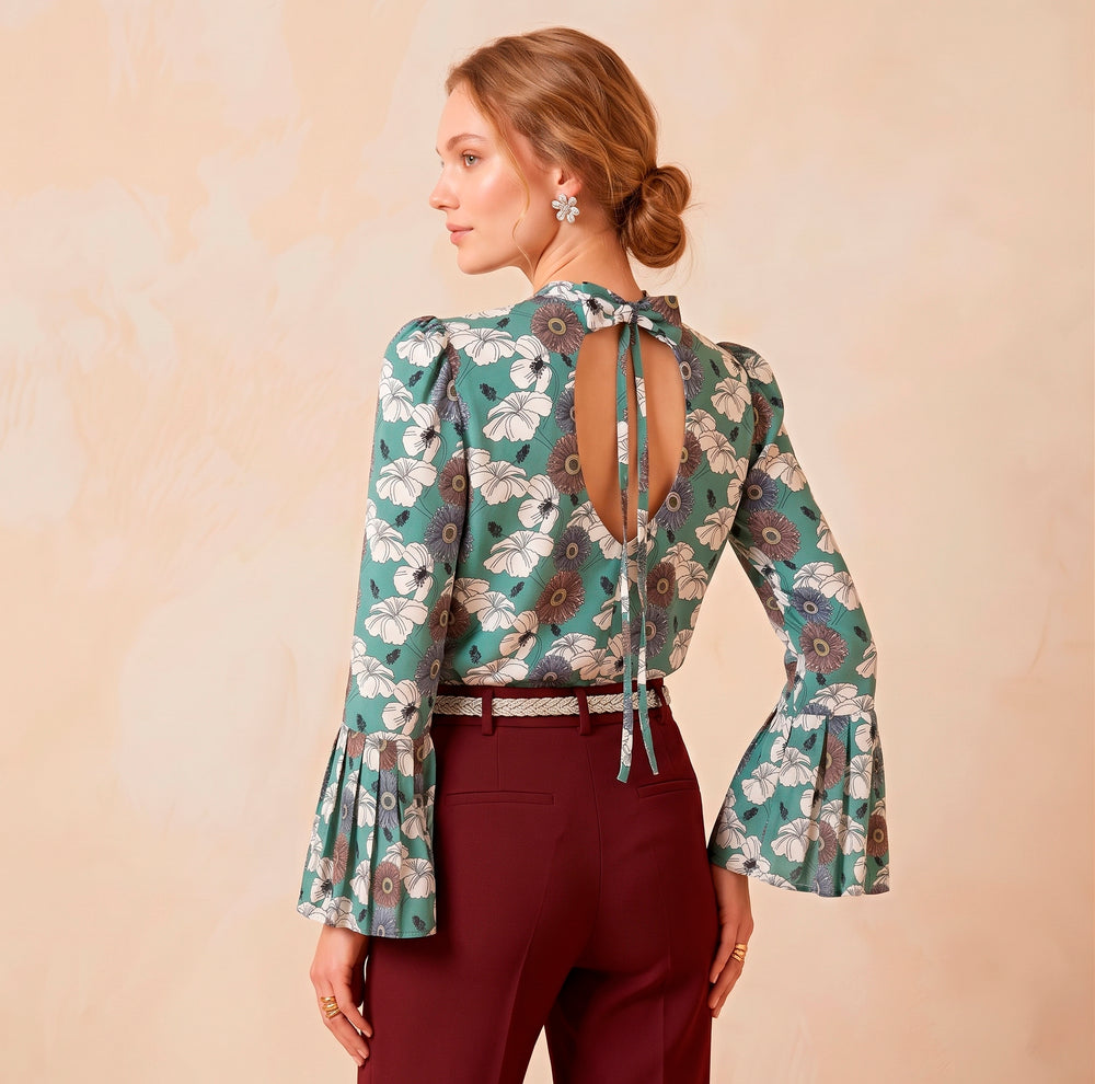 Marigold Green · Chantal Blouse