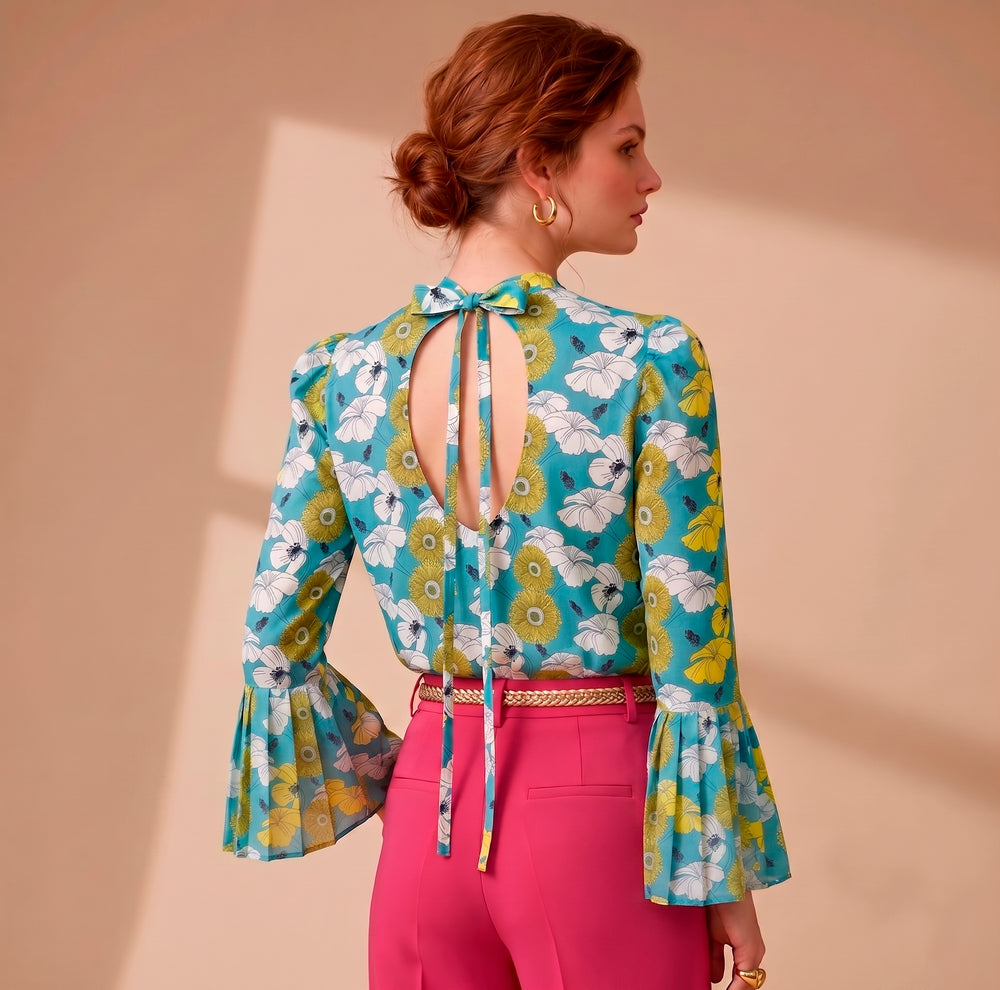 Reef Waters · Chantal Cotton Voile Blouse