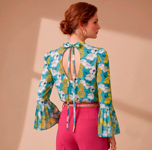 Reef Waters · Chantal Cotton Voile Blouse