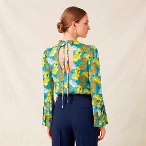 Reef Waters · Blusa Chantal de Seda