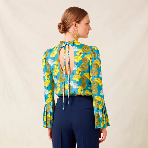 Reef Waters · Blusa Chantal de Seda