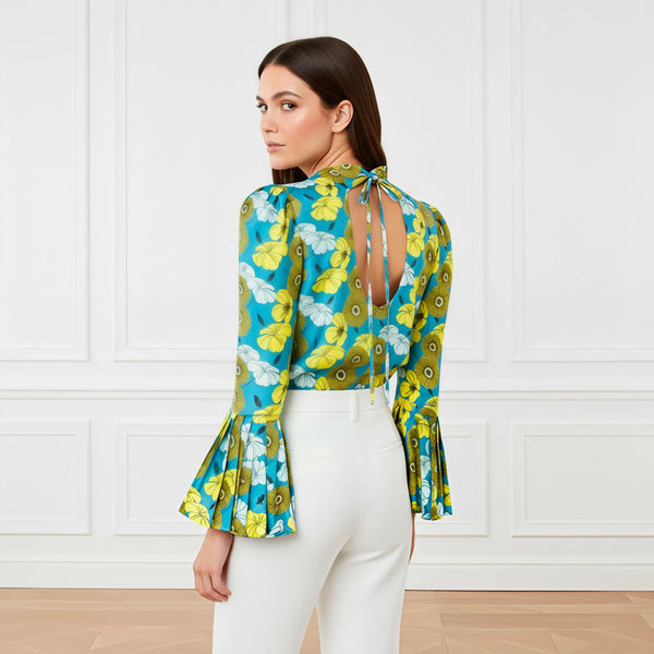 BLUSA CHANTAL REEF WATERS EN SEDA