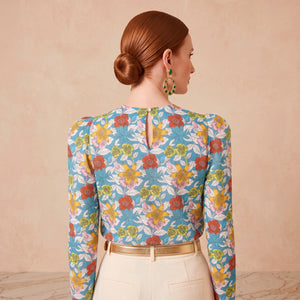 Textured · Pauline Cotton Voile Blouse