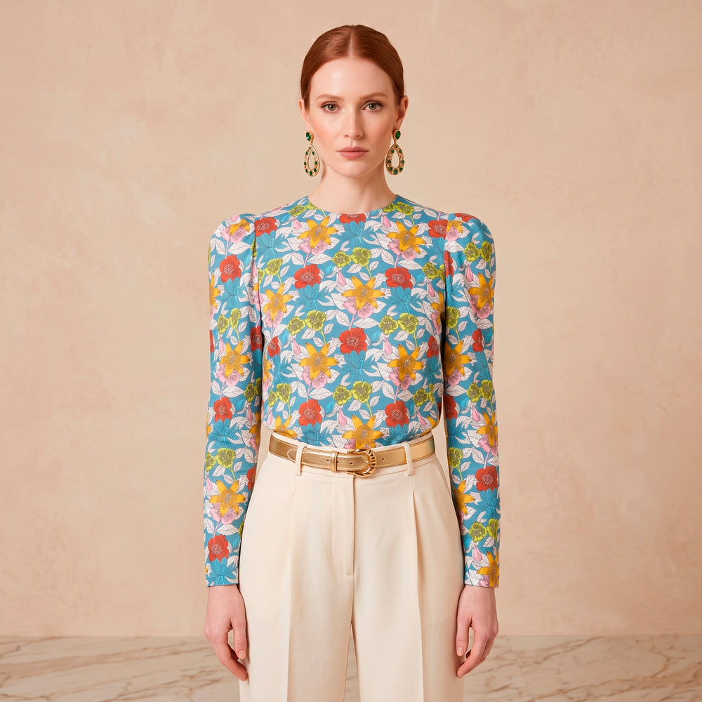 Textured · Blusa Pauline en Voilé de Algodón