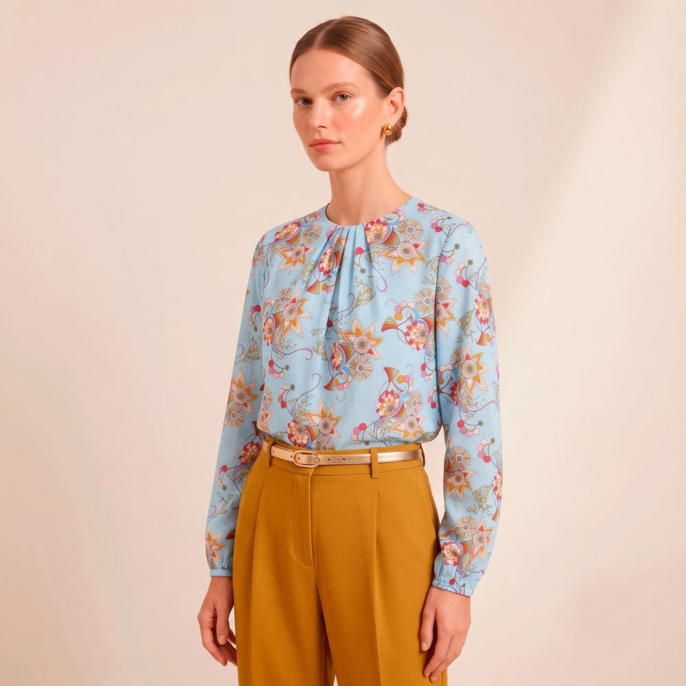 Vacation · Blusa Eloise en Voilé de Algodón